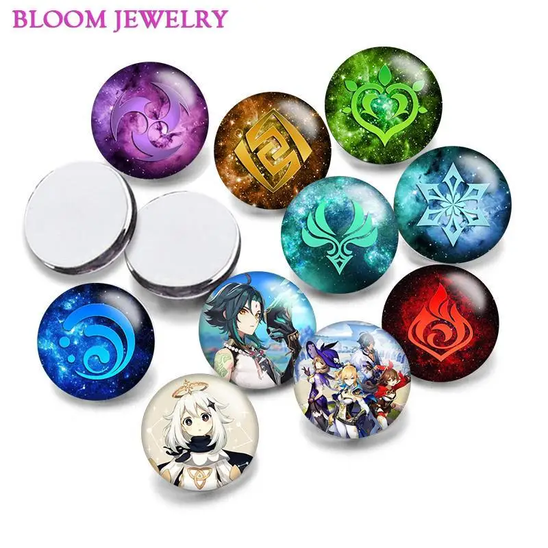

Japanese Japan Cartoon Boys Girls Round Photo Glass Cabochon demo flat back Making findings S7090