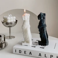 abstract venus david laocoon statue scented candles creative mordern home decor ornaments aroma candles for interior photo props