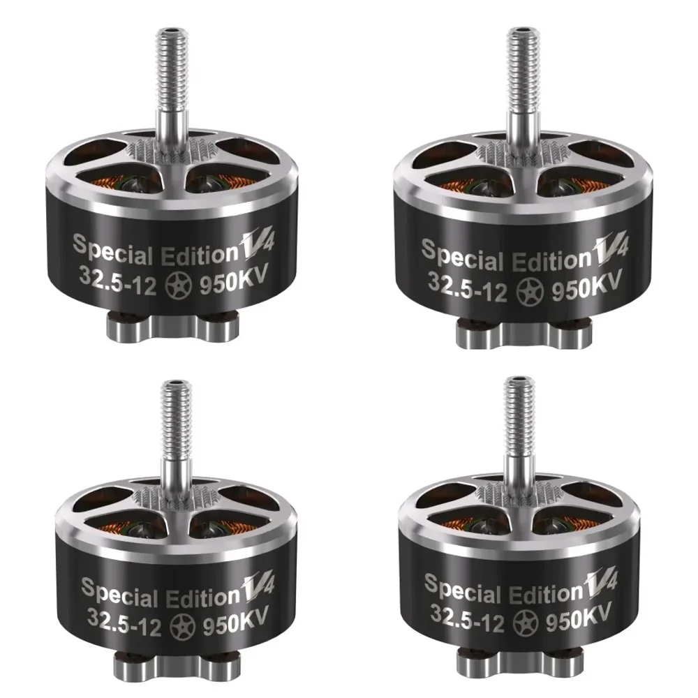4 шт. BrotherHobby Special Edition V4 32 5-12 580KV/950KV/1050KV двигатель (CW) для 9-13 дюймов FPV гоночного дрона
