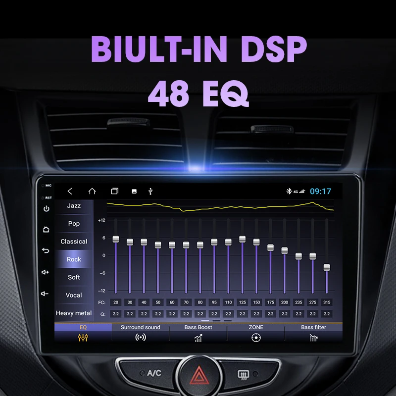 Автомобильная магнитола JMCQ 2 Din Android 11 для Hyundai Solaris Verna Accent 1 2010 - 2016 мультимедийный