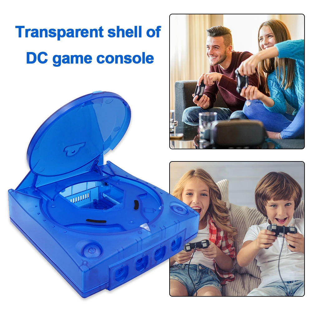 Games Console Protector Boxes Gaming Accessories Translucent Case For SEGA Dreamcast DC Protector Shell Replacement