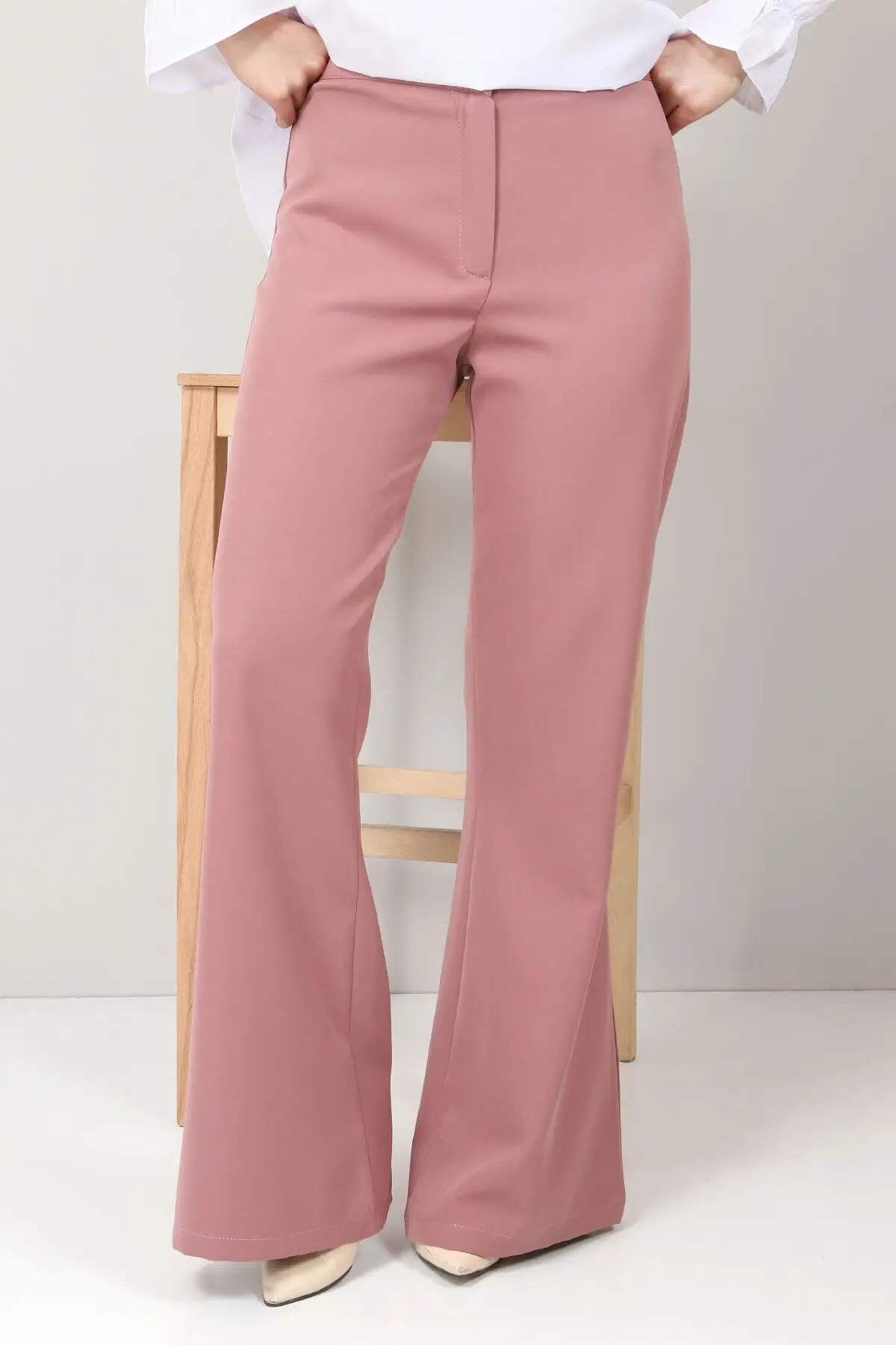 

Spanish Women's Pink Leg Pants Women's Islamic Clothing Pants