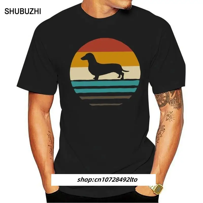 

Мужская футболка Kemeja Doxie Dachshund в стиле ретро