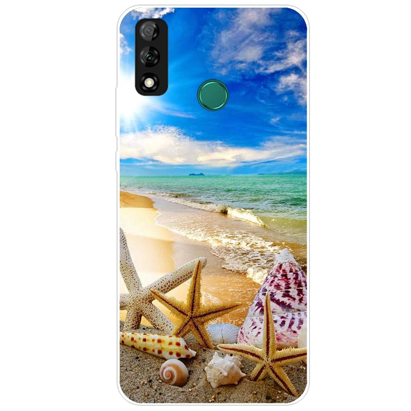 Чехол для Huawei Y8s чехол мягкий силиконовый милый из ТПУ задняя крышка Fundas Y8 S Huaweiy8s