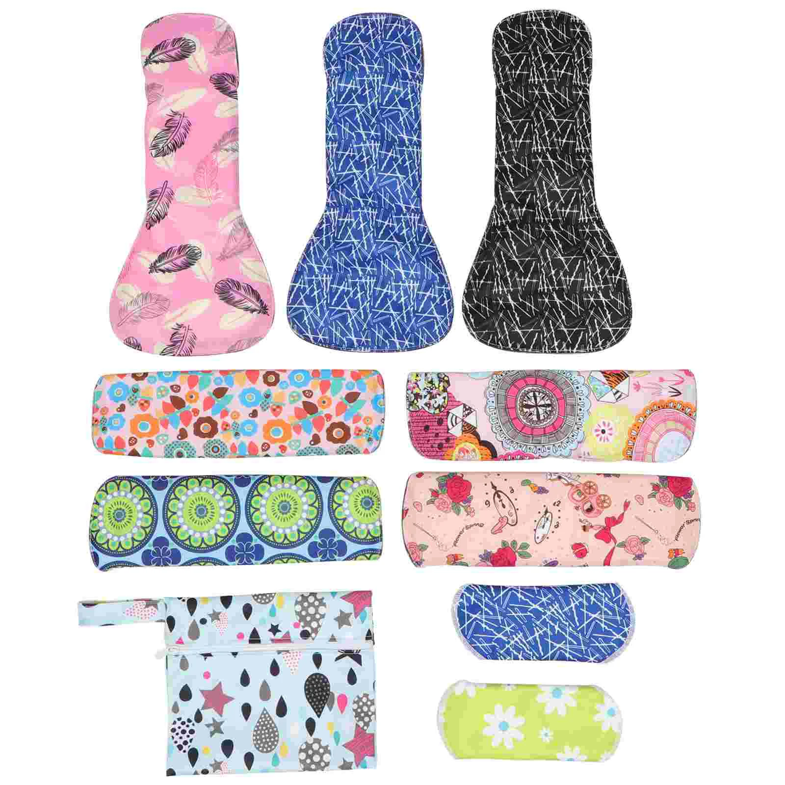 

Sanitary Pads Menstrual Reusable Washable Pad Napkins Cloth Panty Napkin Liners Period Towels Women Bamboo Incontinence Woman