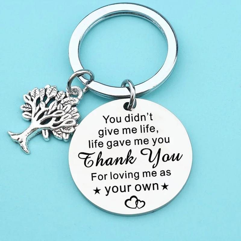 

Брелок для ключей из нержавеющей стали с изображением дерева жизни для мужчин и женщин