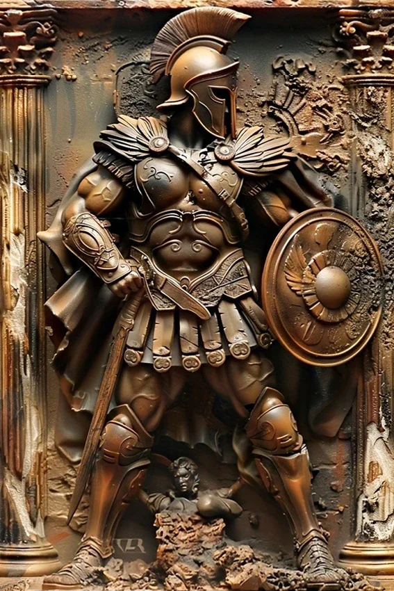 

Металлическая настенная табличка Strong Man