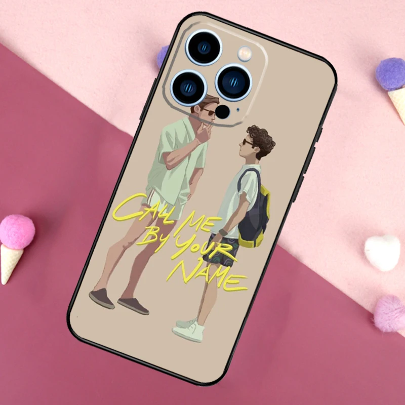 Чехол Зов меня своим именем для iPhone 16 15 Pro Max 11 12 13 Mini 14 Plus XR 16e задняя крышка