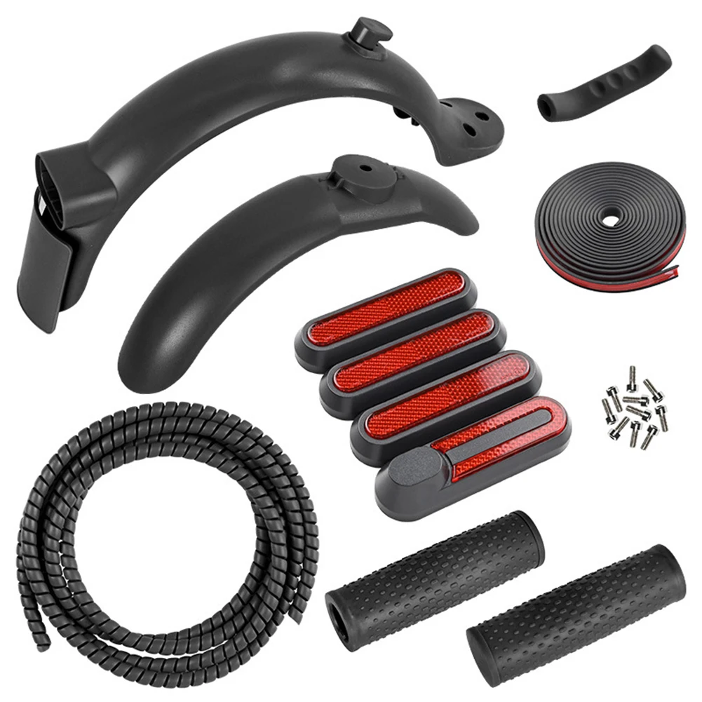 

7pcs Front Rear Fender Silicone Protection Set For Xiaomi M365 Electric Scooter Mudguard Side Cover Part Modified Accessories