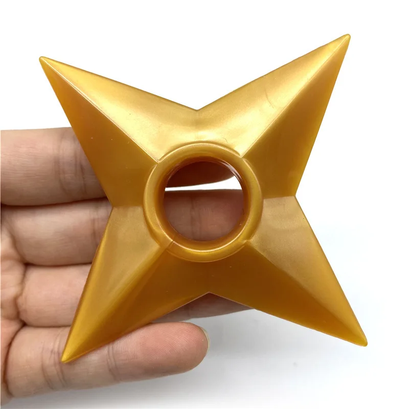 Аниме Наруто модель золотого шурикена кунаи игрушки фигурки ниндзя реквизит для