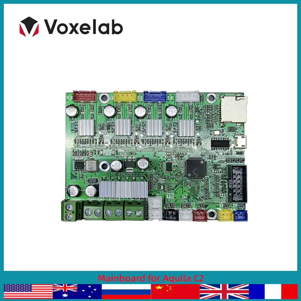 Price لوحة رئيسية Voxelab لـ Aquila C2 Aquila X2 Aquila S2 Aquila Pro N32 H32 أجزاء طابعة ثلاثية الأبعاد صامتة للوحة الأم