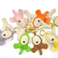 small gifts cute cotton filled monkey cartoon schoolbag car charm keychain pendant