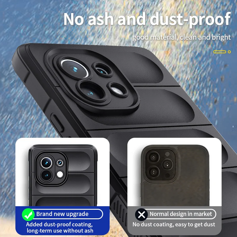 For Xiaomi Mi 11 Case Silicone TPU Fundas Protector Anti-drop Case For Xiaomi 11 Cover For Xiaomi Mi 11 Pro 12 Pro 12X Case