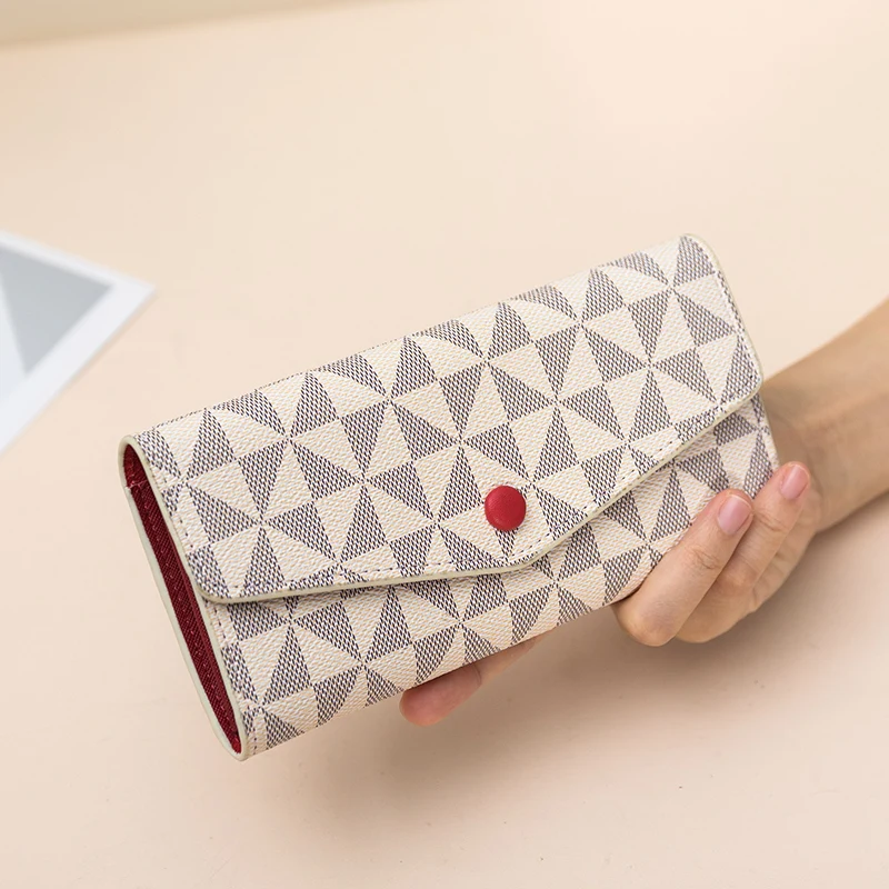 Long Wallets For Women Men Clutch Bags Purse 2022 New Luxury Leather Credit Card Holder Phone Coin Key Fashion Vintage Handbags