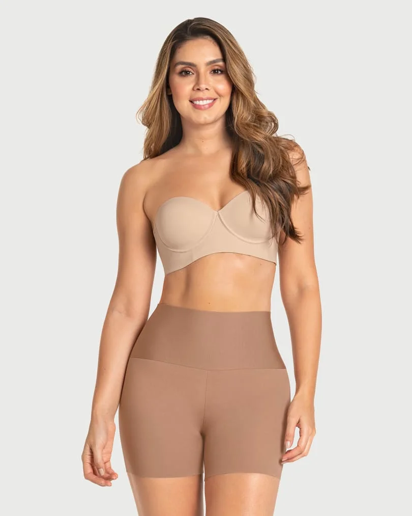 

Women's A Comfy Shaping Jumpsuit Flatten Abdomen Waist and Hips Zip Front Closure Shapewear Firm Tummy Compression Butt Lifter