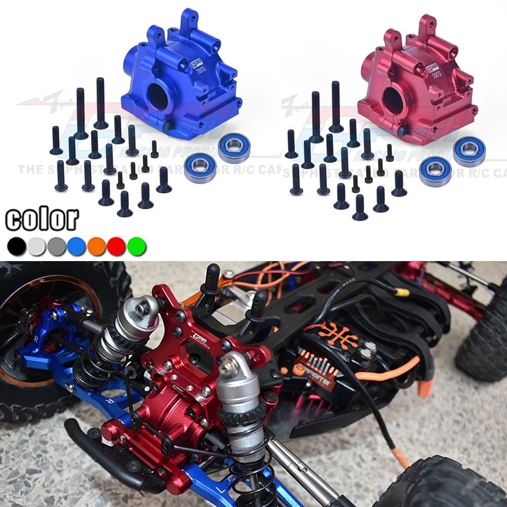 

GPM Metal Alloy Front Differential Case Front Gearbox Shell LOS232023 for LOSI 1/10 Lasernut U4 Tenacity DB TT Pro Upgrade Parts