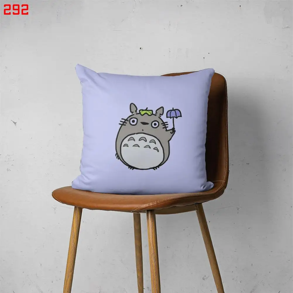 

TOTORO 00292 настраиваемая Подушка для спальни, кровати, дивана, гостиницы, автомобильная поясничная подушка, модный декоративный чехол