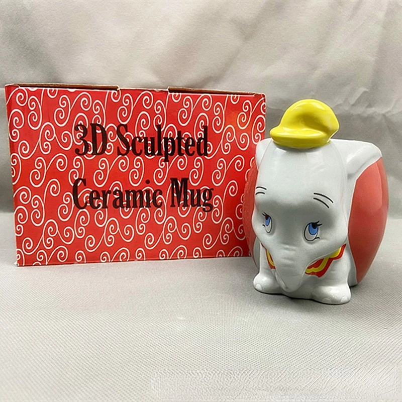 

Cartoon Baby Elephant Large Capacity Ceramic Mug 3D Animal Water Cup Boys And Girls Birthday Gift