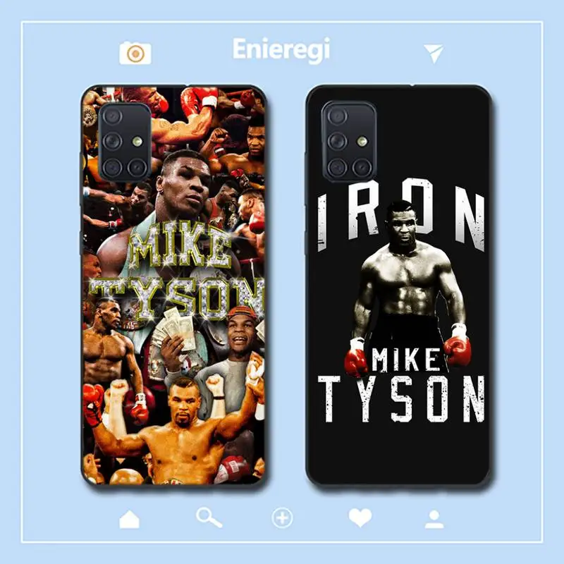 

Mike Tyson Boxer Phone Case for Samsung A51 A30s A52 A71 A12 for Huawei Honor 10i for OPPO vivo Y11 cover