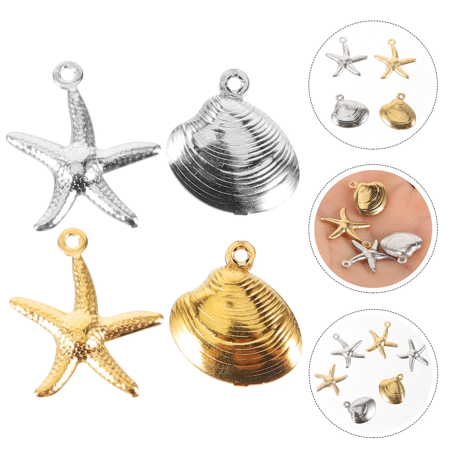 

Изготовление браслетов, шармов, сережек, ожерелий, ювелирных изделий своими руками, декоративная фурнитура для ремесла морской звезды