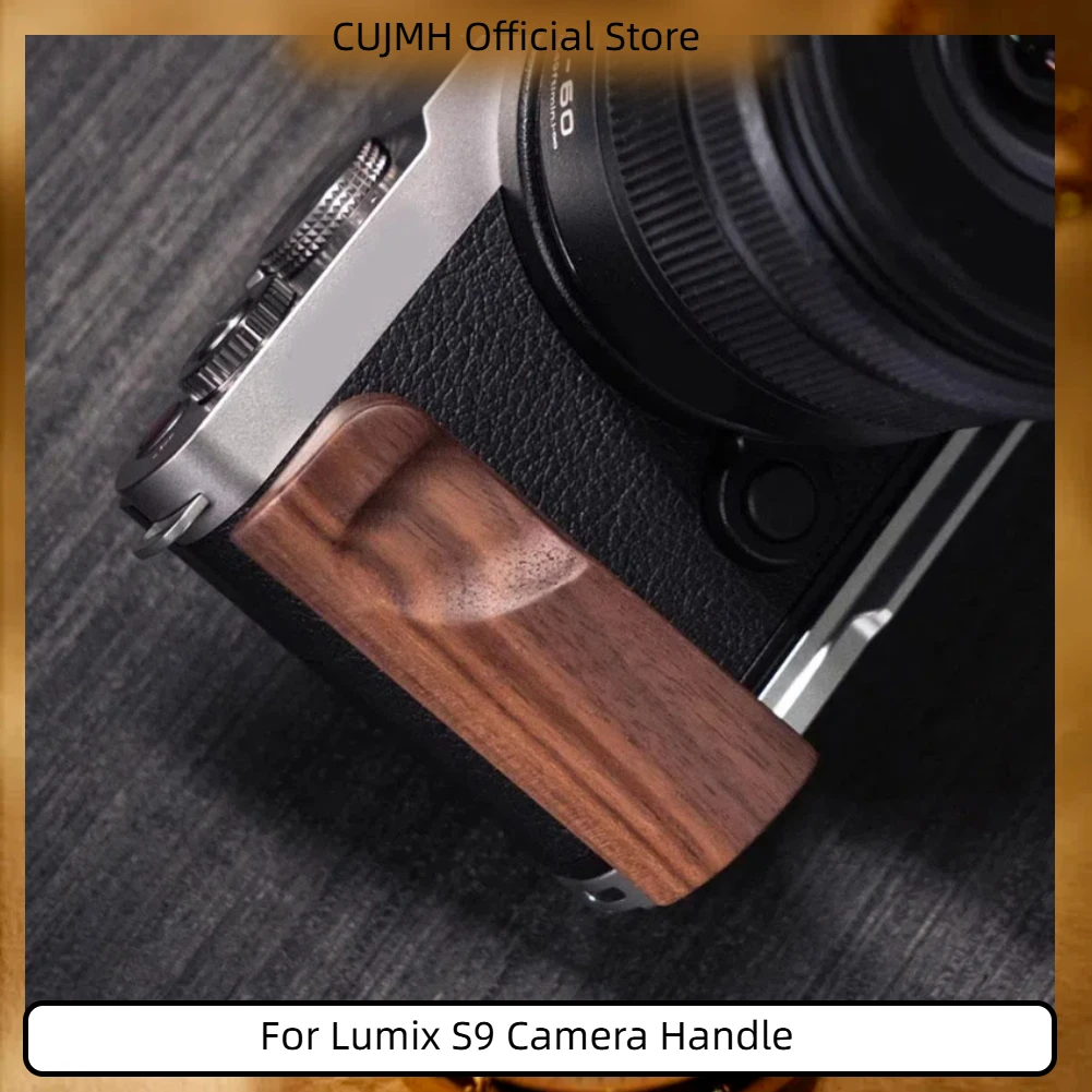 Подходит для камеры Lumix S9 ручка из цельного дерева