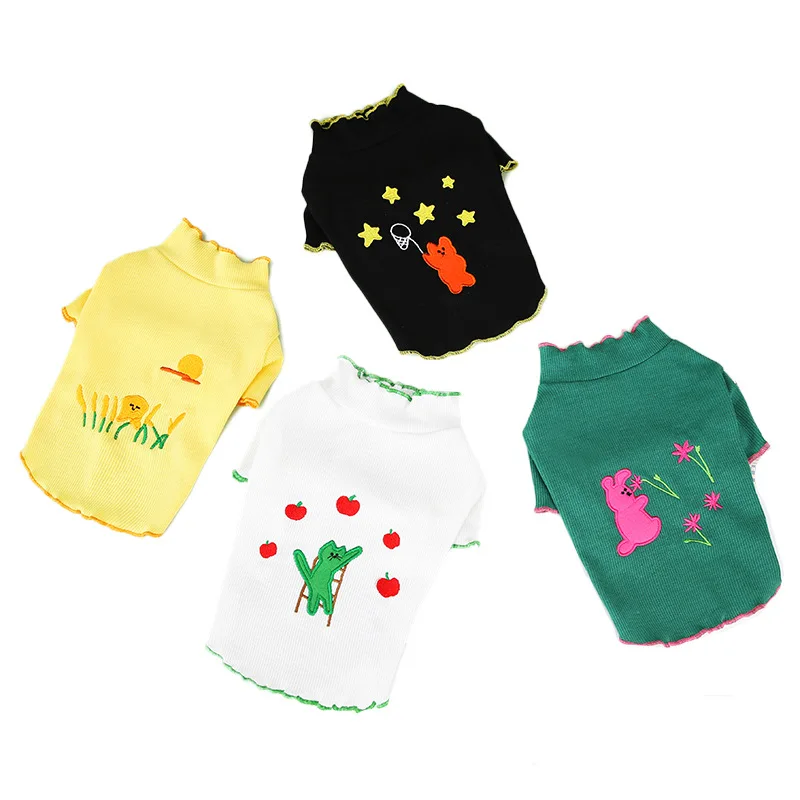 Роскошная Одежда для собак с изображением животных свитшот свитер толстовки