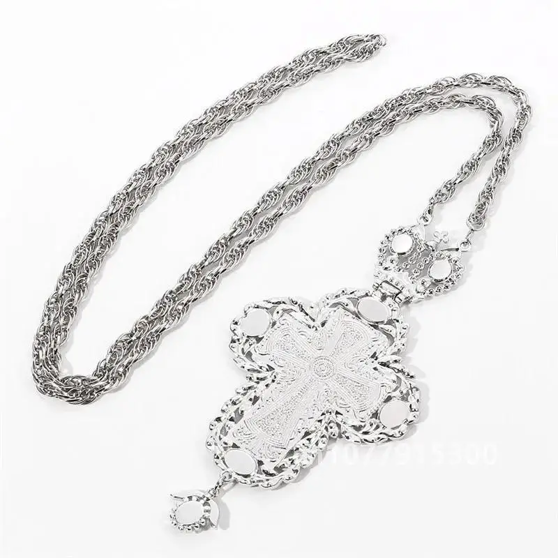 Православный орнамент Католический декор Орнамент Стальной крест для