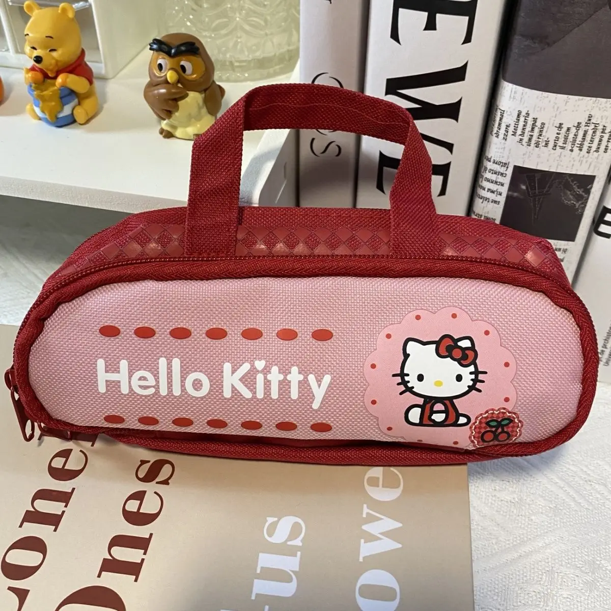 

Чехол-карандаш Hello Kitty, искусственная емкость, чехол-карандаш, милый чехол-карандаш