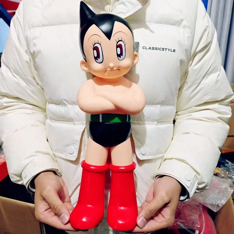 Фото Фигурка аниме AstroBoy Mighty Atom Tetsuwan Atom, большая ПВХ экшн-фигурка 40 см, Коллекционная модель, игрушки, праздничные подарки №2