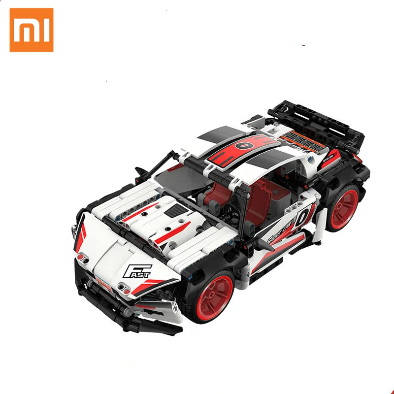

Новинка 2021 г., строительный блок Xiaomi ONEBOT road racing drift version, игрушка, высокоскоростной автомобиль с дистанционным управлением, гоночная модель, п...