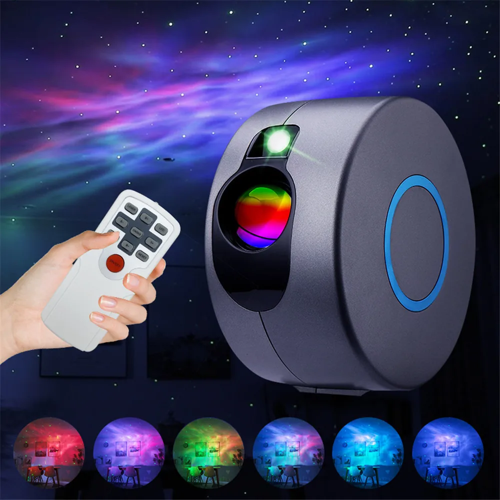 Starry Sky Projector LED Laser Galax Star Ocean Northern Nebula Light Night Lamp For Kids Baby Room Decoration Gifts