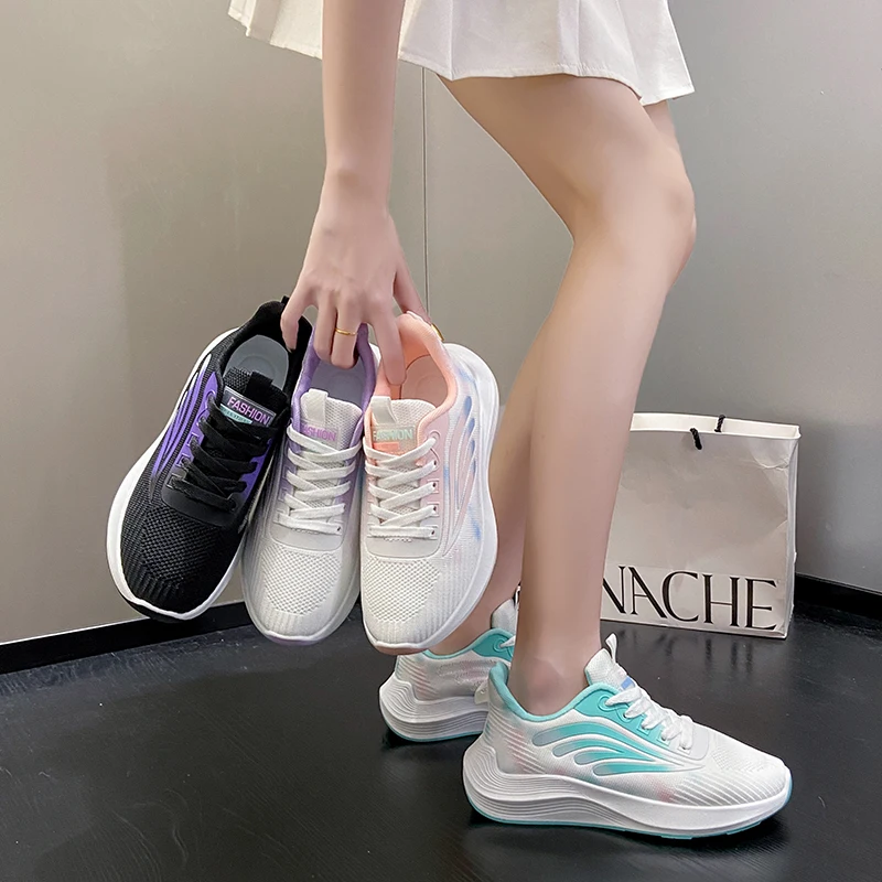 Women Casual Shoes for Ladies 3.5 CM Height Increase Female Fashion Sports Shoes 2023 Breathable Outdoor Sneakers Free Shipping