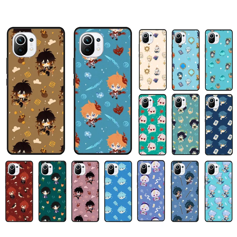 

Genshin Impact Phone Case for Xiaomi Mi 10T 11T 11 Pro 10 10T 11 lite 11Ultra Note10 lite Poco X3 Pro Poco F3