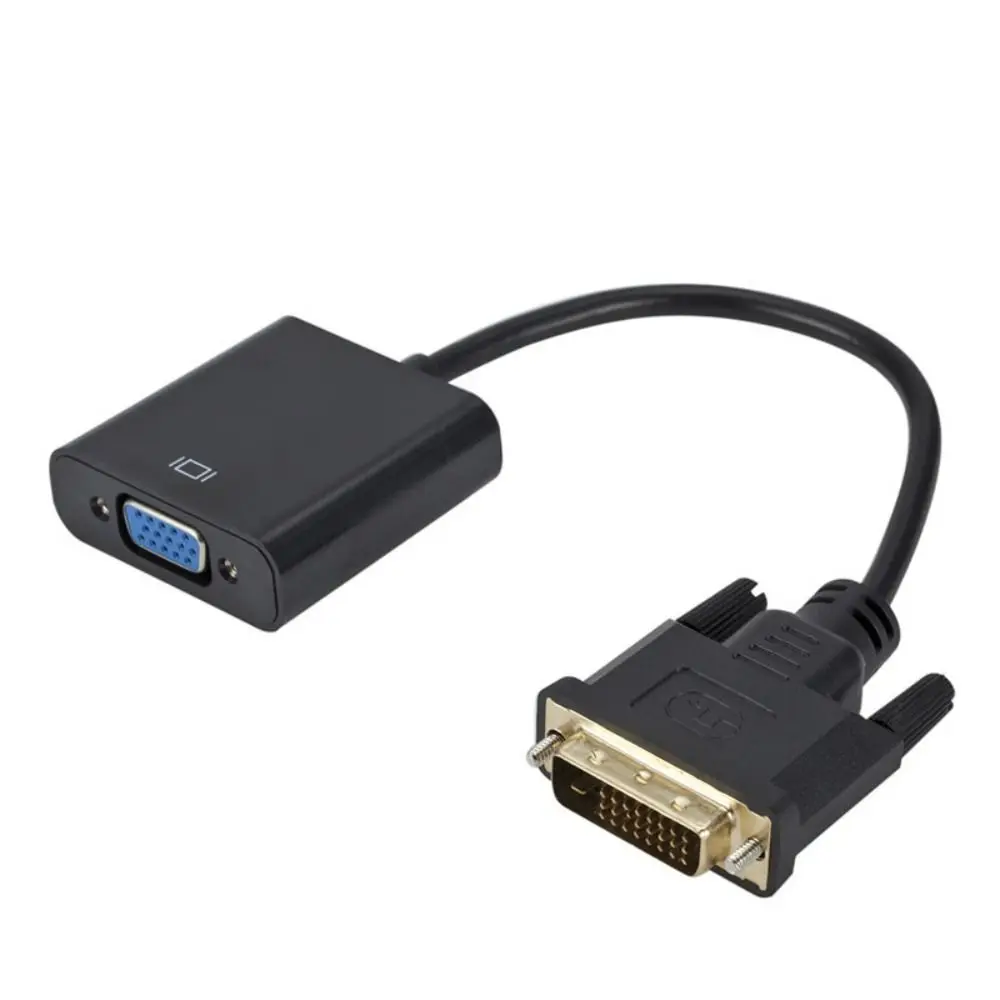 

Адаптер DVI-VGA DVI-D DVI-VGA 24 + 1 DVI вход DVI-VGA адаптер с чипом аналогичен DVI-VGA преобразователю