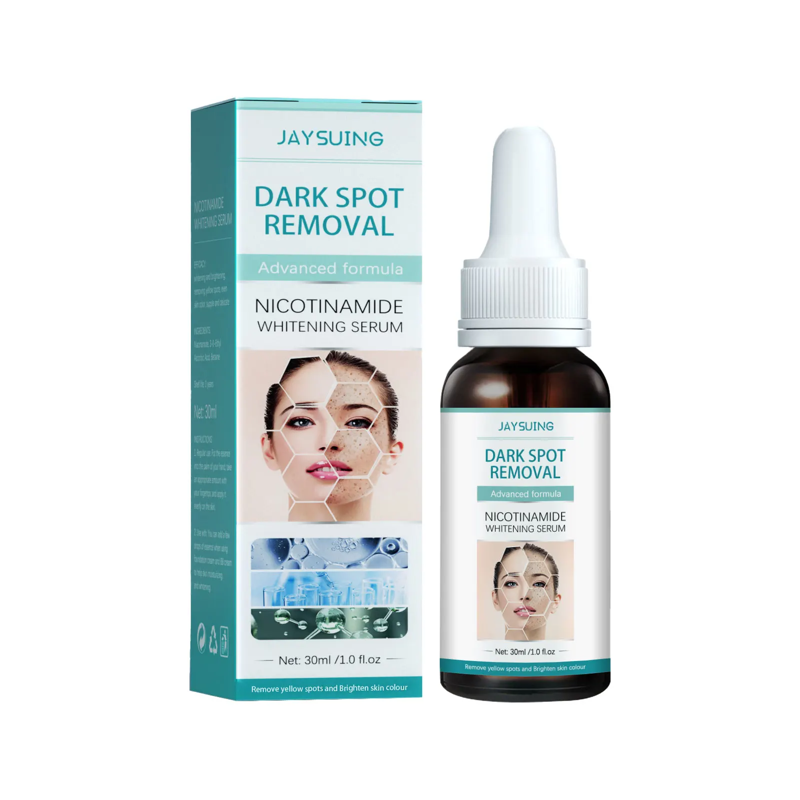 

30ml Niacinamide Essence Shrink Pores Face Essence Liquid Lightweight Texture Skincare Essence Suitable For Skin Whitening