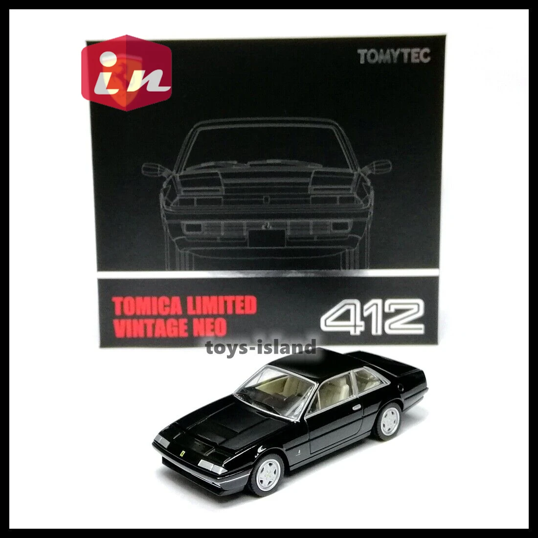 

Tomica Limited Vintage NEO TLV 412 ( black ) 1/64 TOMYTEC TOMY DieCast Model Car Collection Limited Edition Hobby Toys