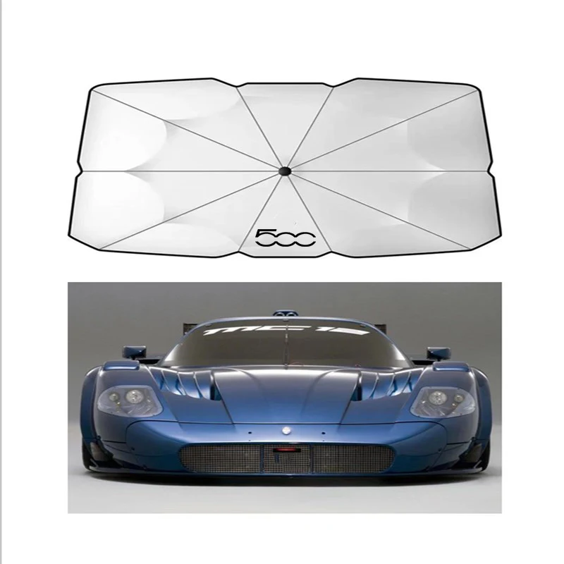 

Car Windshield Sunshade Umbrella Type Sun Shade for Car Window Protection Parasol Heat Insulation Cloth For Fiat 500 500c 500e