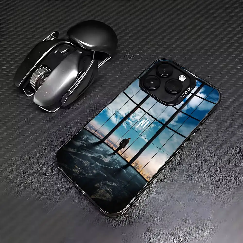 Фото Чехол для телефона Rapper N-Ninho N-NI для iPhone 17,16,15,14,13,12,11 Plus, Pro Max, цветной серебристый чехол для телефона №5