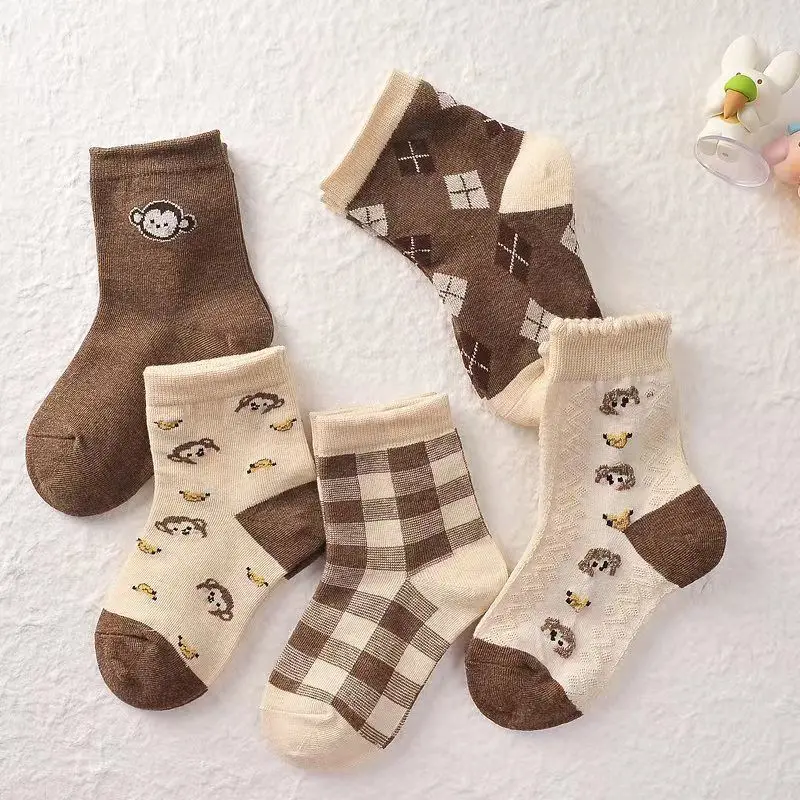 

Cute Baby Girls Socks Autumn Flower Cotton Children Socks Infant Toddler Boy Socks Kids 1-12Y