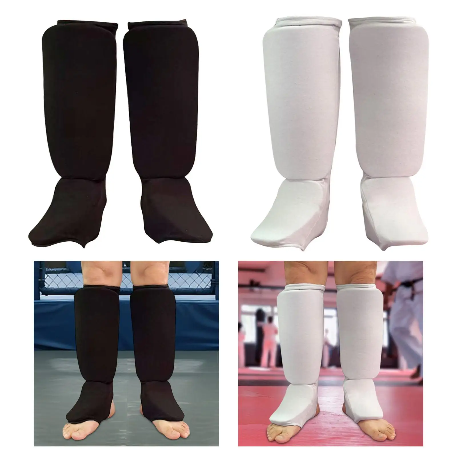 Фото Защита голени Instep Guard MMA EVA: Комплект для полной защиты ног для карате, кикбоксинга, тхэквондо №5