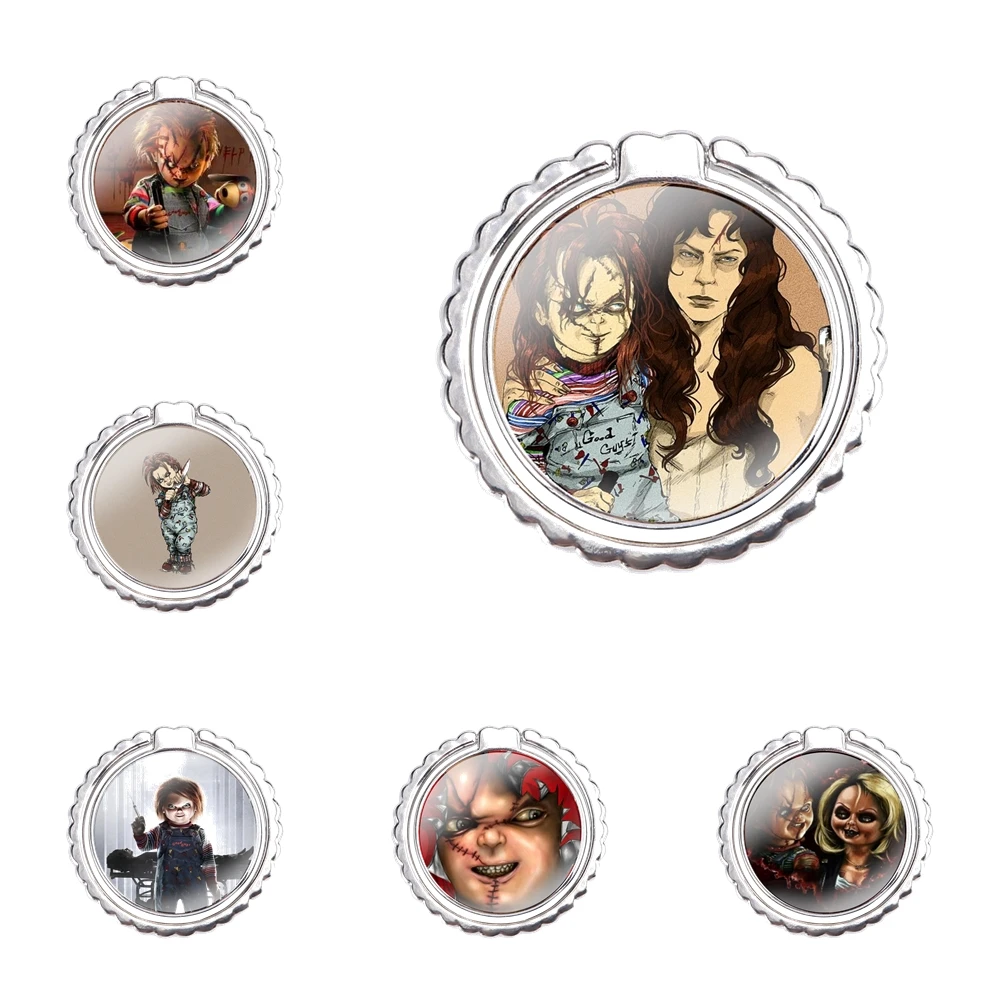 Мультяшное креативное модное дизайнерское вращающееся кольцо на палец, держатель-подставка, ужасная чучела для детей