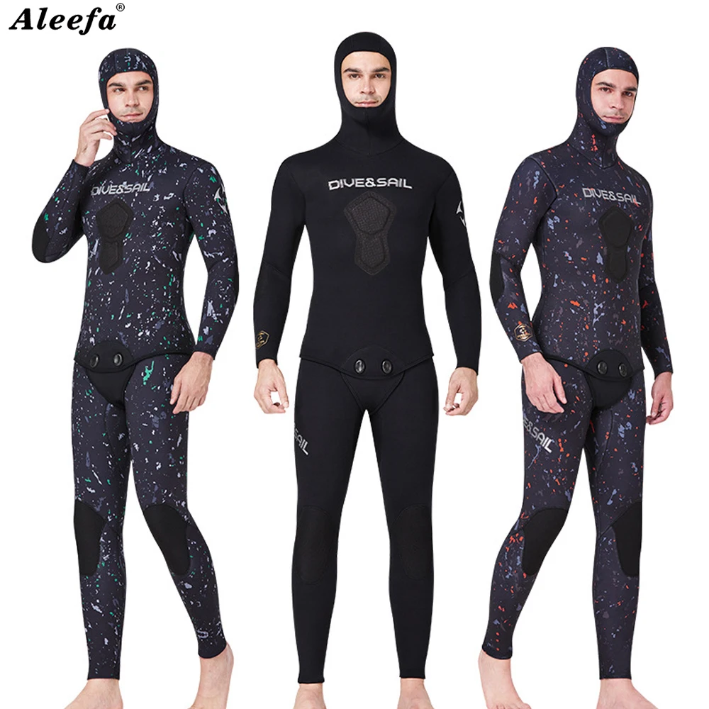 Premium Wetsuit 3MM 5mm 7MM Men CR Neoprene Open Cell  Spear