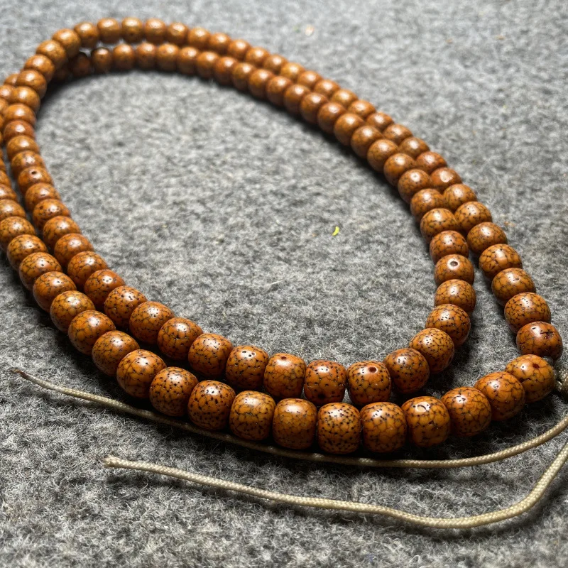 Тибет с обратным потоком старый семя Xingyue Bodhi лунный январь108 упаковка скошенная