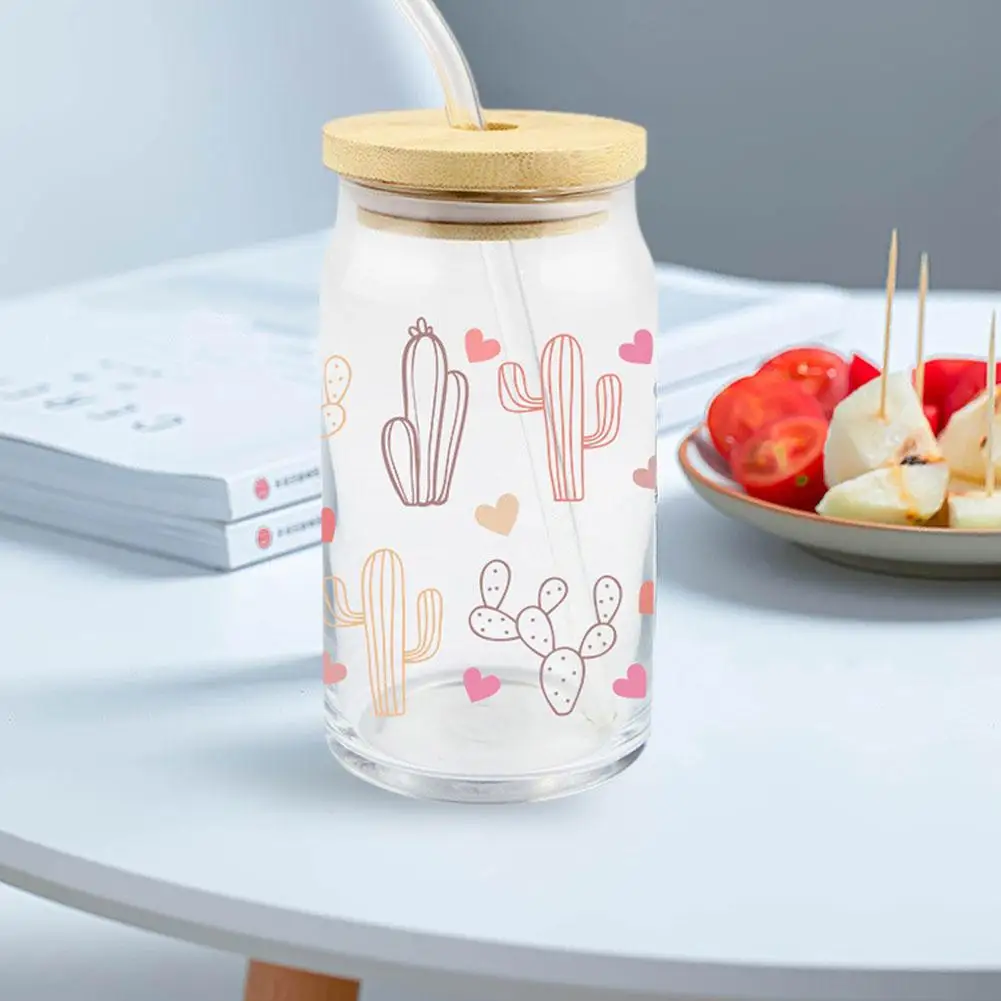 

Fashion Folower Grass UV DTF Cool Personalize Transfer Sticker For Glass Wrap Cup DIY Waterproof Custom Decals F1G9