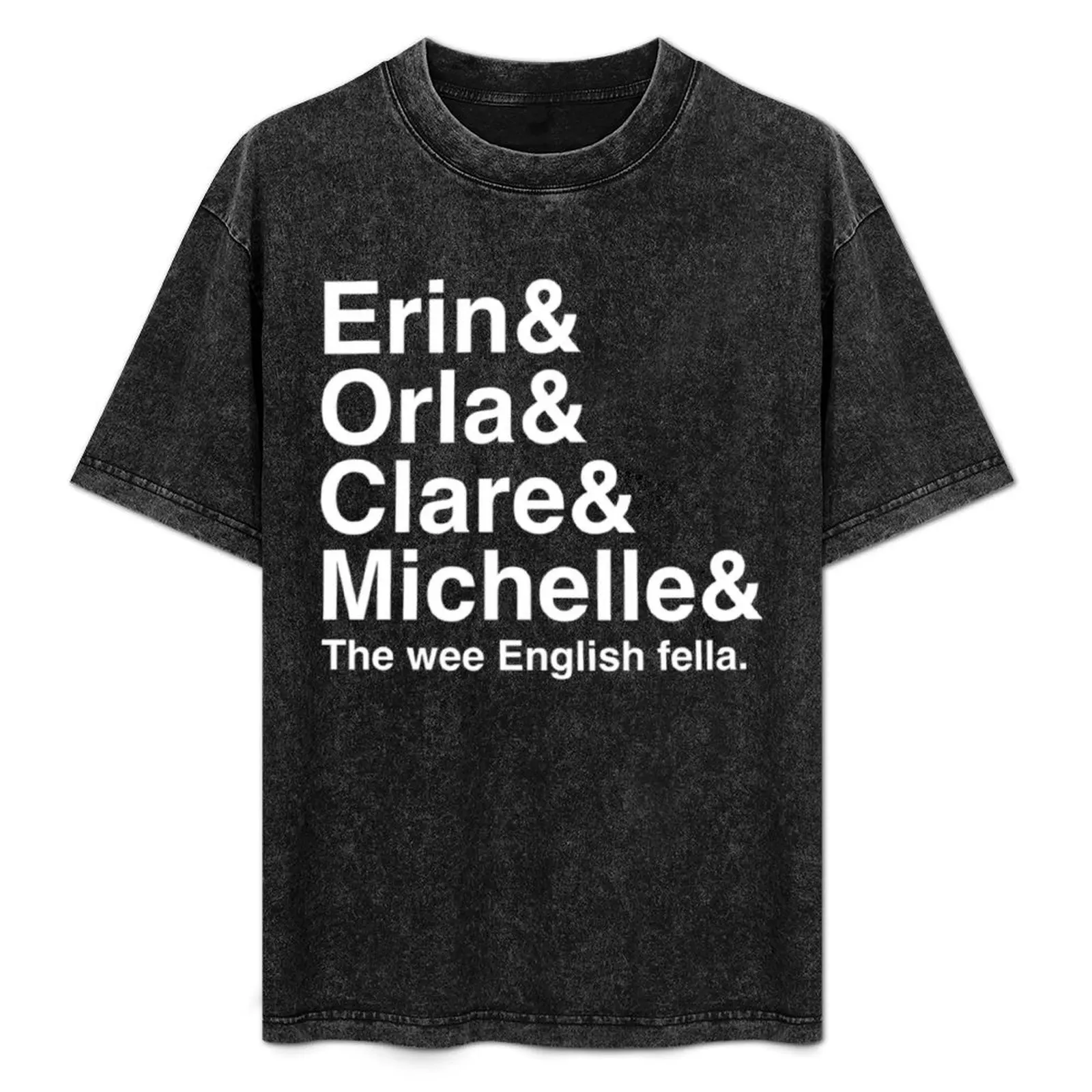 Рубашка Derry Girls футболка с именами персонажей Эрин и Орла Клейэр Мишель