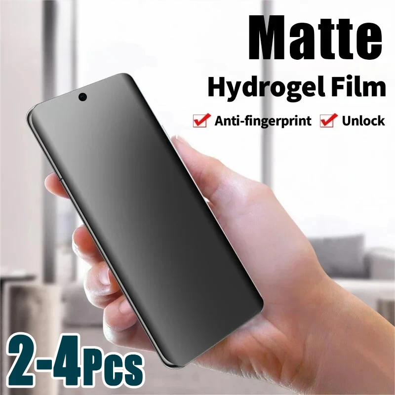 2-4pcs Matte Frosted Hydrogel Flexible Soft Film for Xiaomi 15 14 Ultra Civi 13 12 12S 11 13T 12T 11T Pro Screen Protector