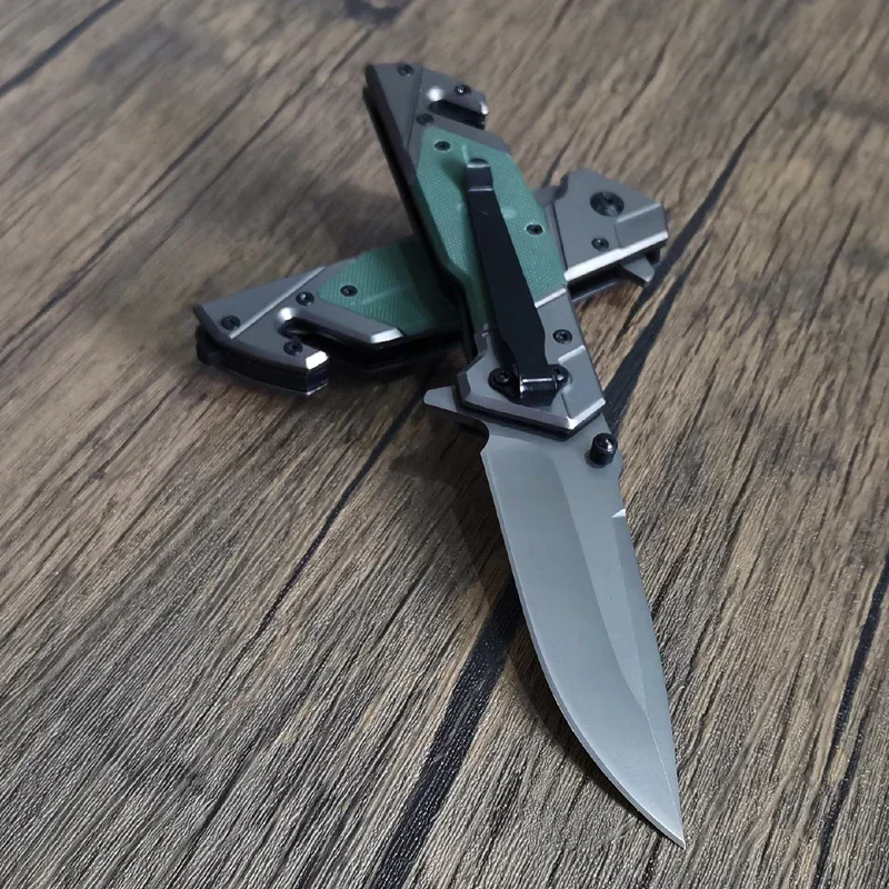 Нож из дамасской стали быстрооткрывающийся складной клинок нож 440C VG10 Ручной