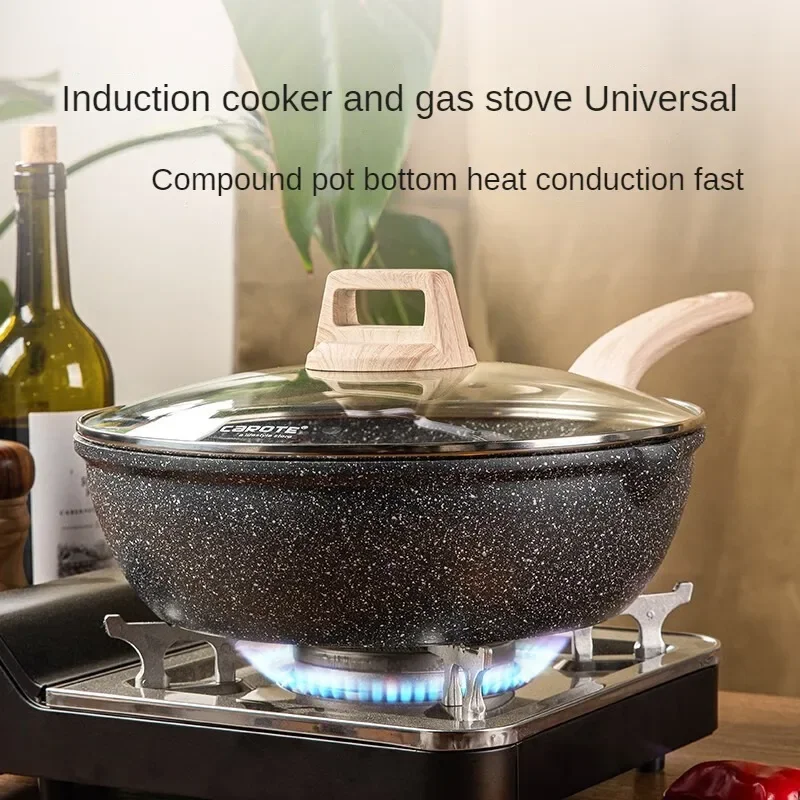 Сковорода для жарки моркови с покрытием Maifanshi универсальной кухни