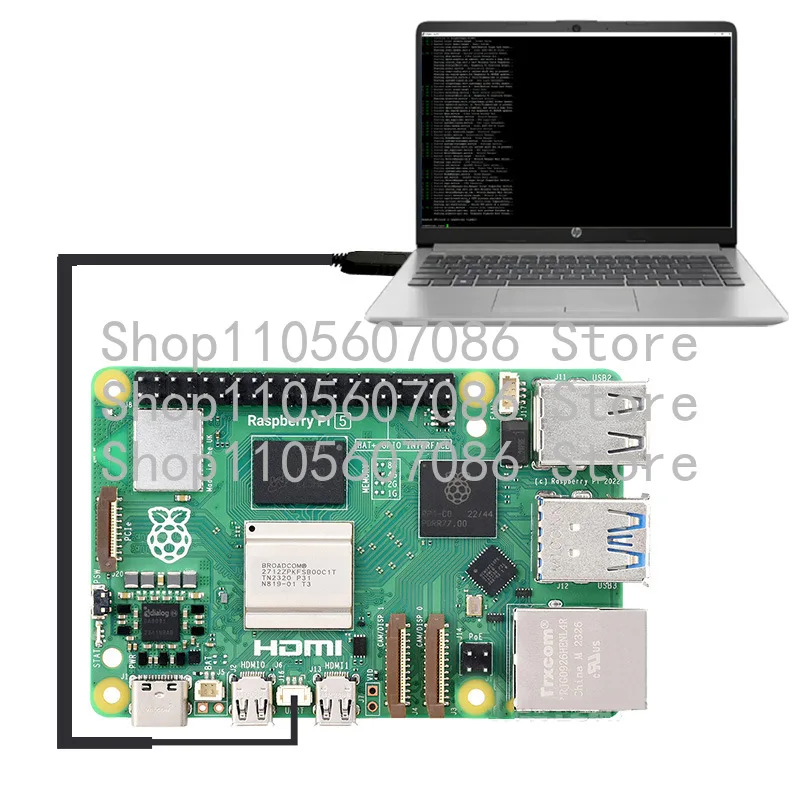 Фото Подходит для Raspberry Pi 5: последовательный кабель UART, кабель для подключения дисплея, отладочный кабель. №4
