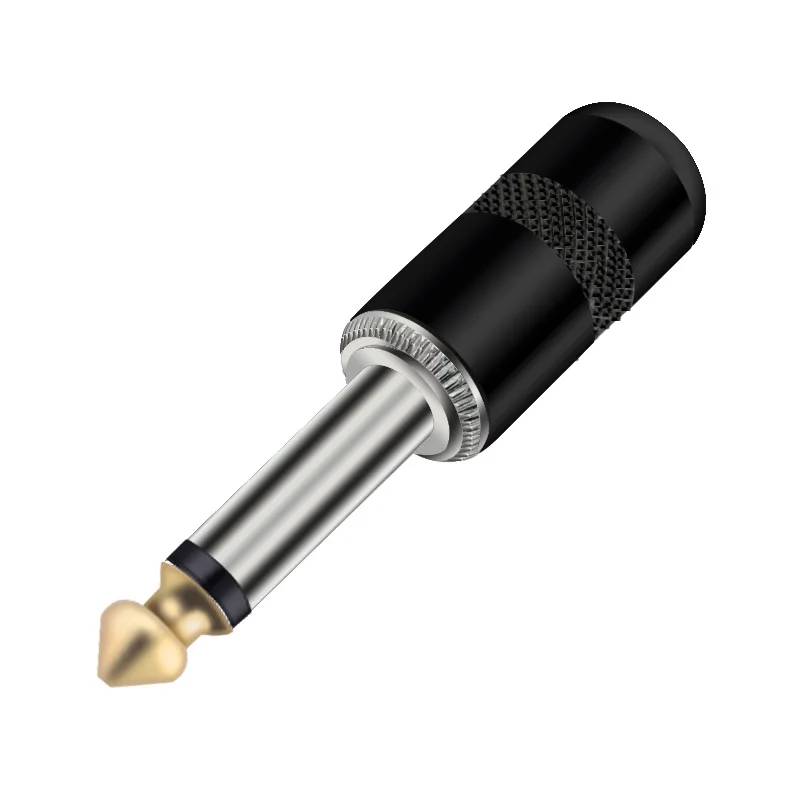 

1 шт. 6,35 мм моно/стерео 1/4 дюйма штекерный разъем позолоченный гитарный педаль эффектов микрофонный разъем